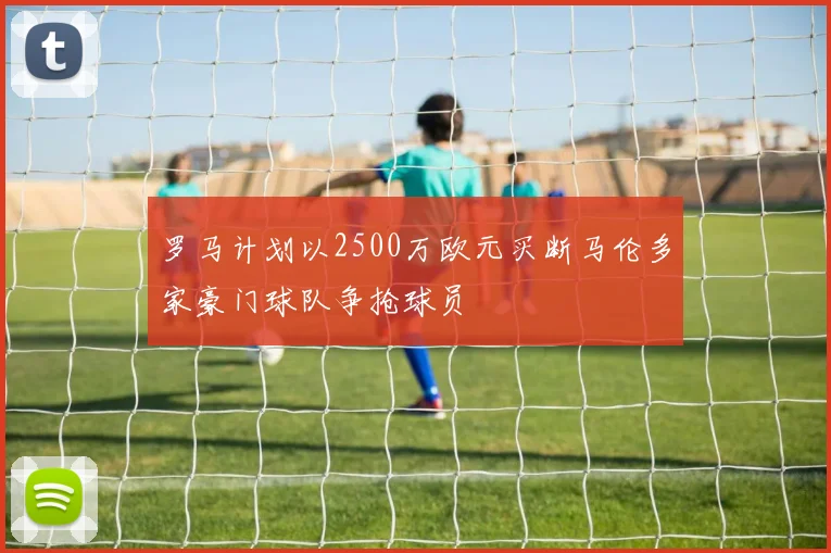 罗马计划以2500万欧元买断马伦多家豪门球队争抢球员